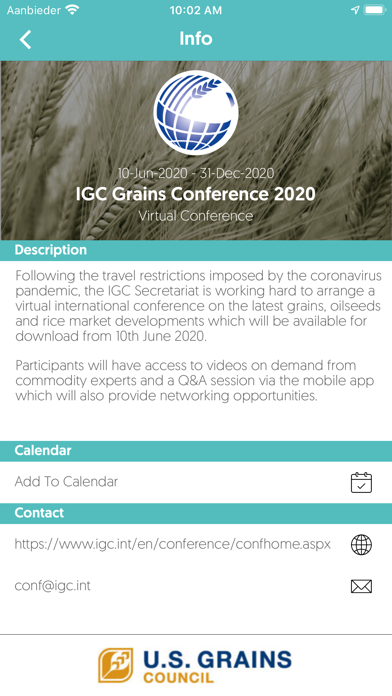 IGC Grains Conference screenshot 3