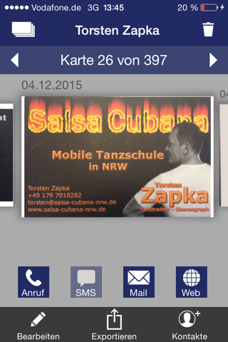 V2R Business Card Reader screenshot 3