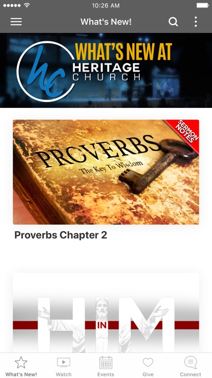 Heritage Church App