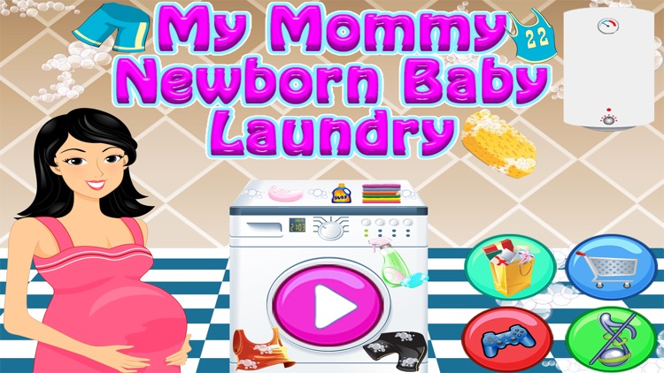 Pregnant Mom Baby Care Laundry