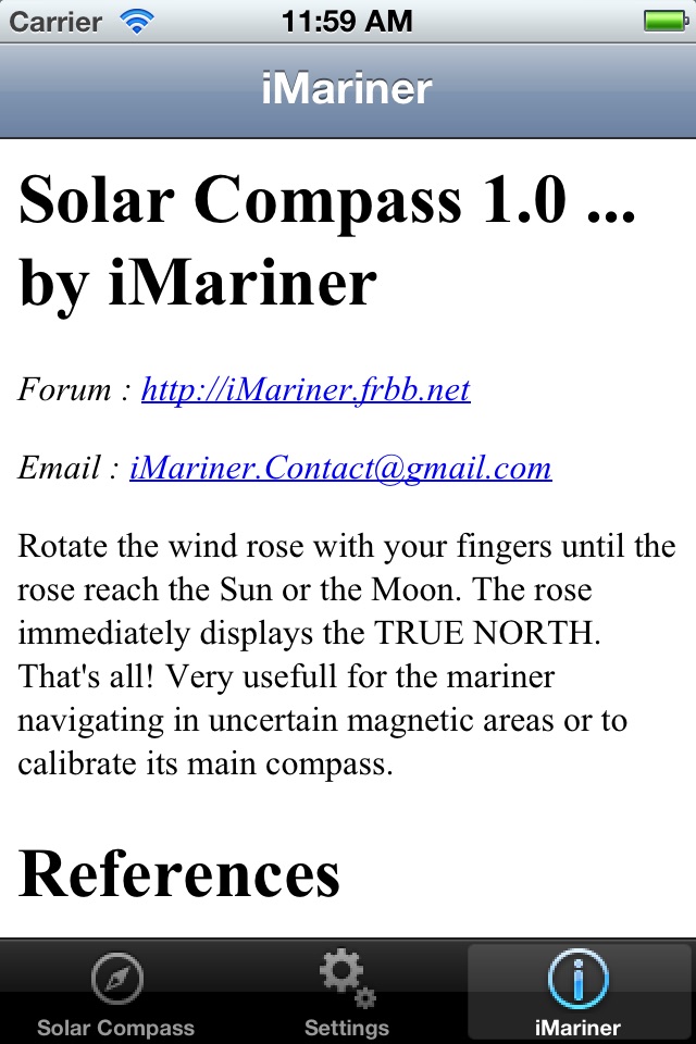 Solar Compass by iMariner screenshot 3