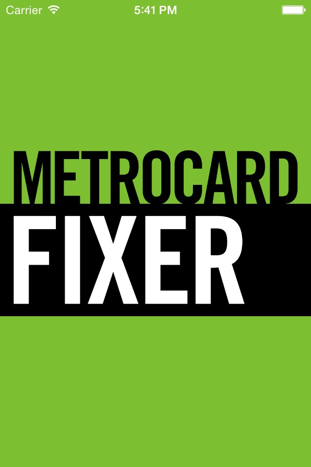 MetroCard Fixer screenshot 3