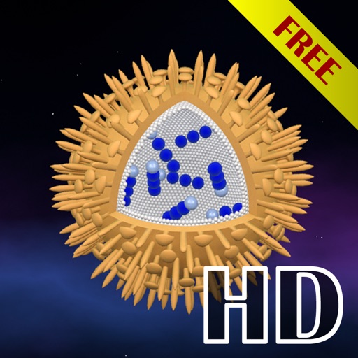 Science - Microcosmos 3D HD Free : Bacteria, viruses, atoms, molecules and particles icon