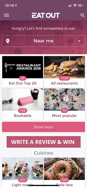 Eat Out - Restaurant Bookings