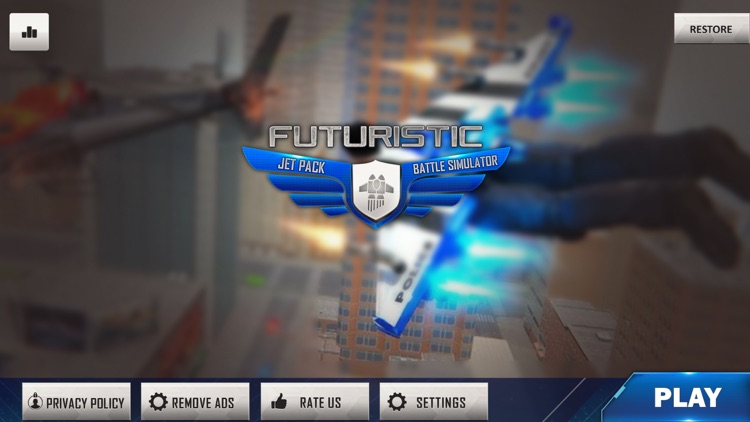 Futuristic Jetpack Battle Sim