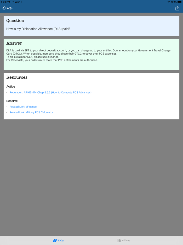 Air Force Finance FAQ