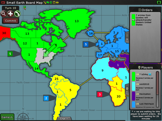 Warzone - turn based strategy на iPad