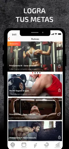 Snímek 2 FitKeeper - Rutina Gym iphone