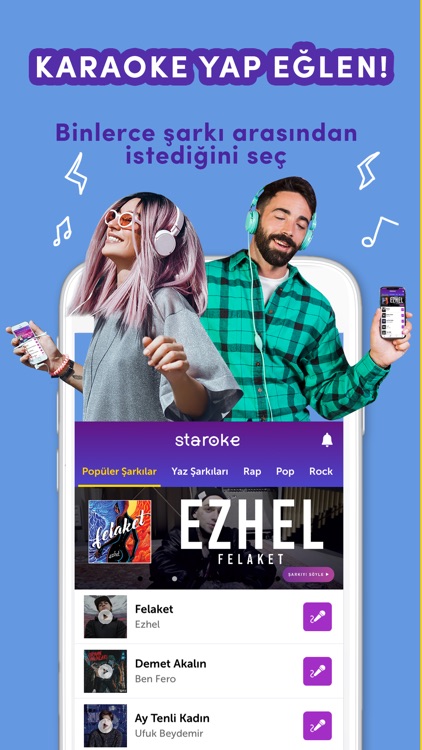 Staroke - Karaoke Şarkı Söyle