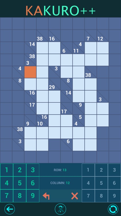 Kakuro Cross Sums Puzzles By Chaviro Software