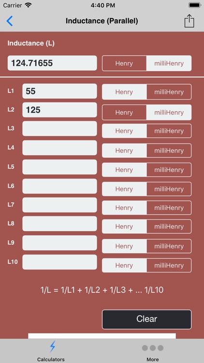 Electrical Parallel Calculator screenshot-3