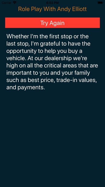 Role Play With Andy Elliott