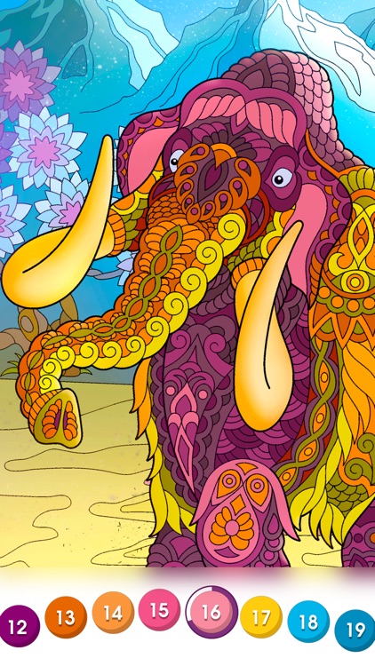 Color By Number Fun For Adults screenshot-7
