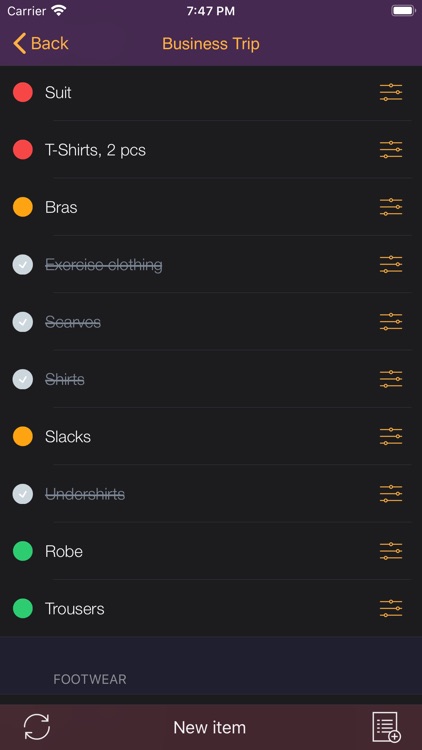Travel Packing Checklists screenshot-4