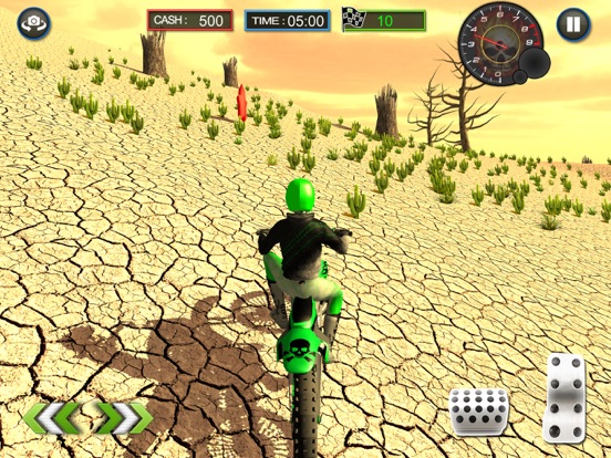 砂漠の競争の挑戦：速いスピードのバイクのおすすめ画像1