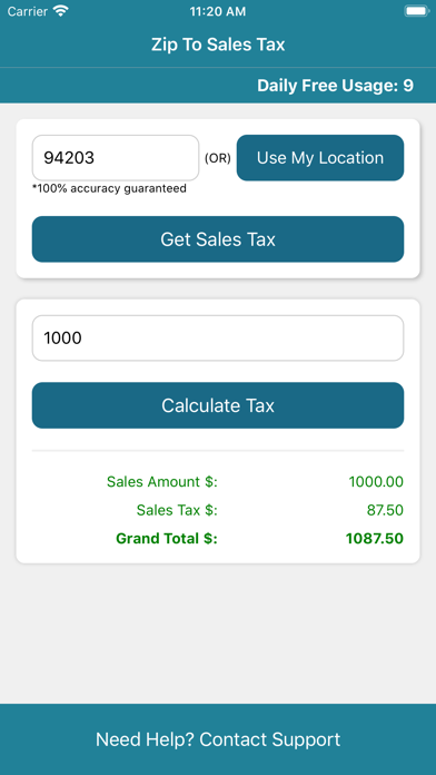 How to cancel & delete ZIP to Sales Tax from iphone & ipad 3