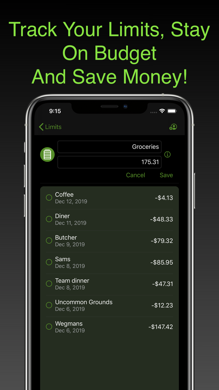 Limits by Money Master