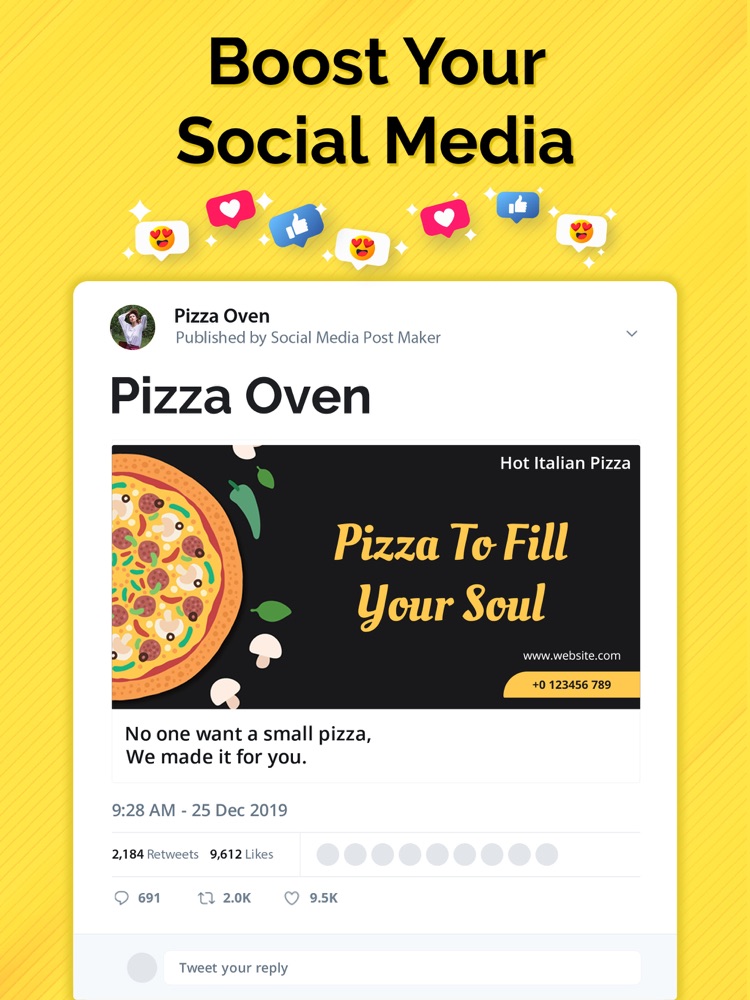 Social Media Post Maker App for iPhone - Free Download Social Media ...