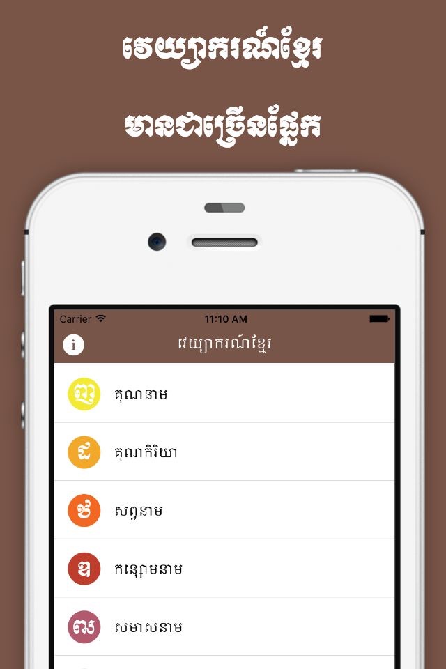 Khmer Grammar screenshot 2