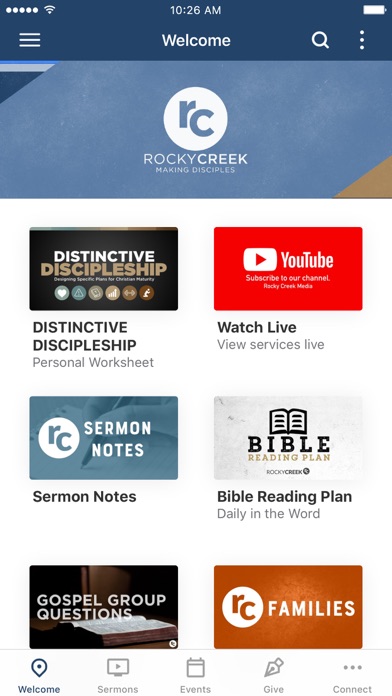 How to cancel & delete Rocky Creek Church from iphone & ipad 1