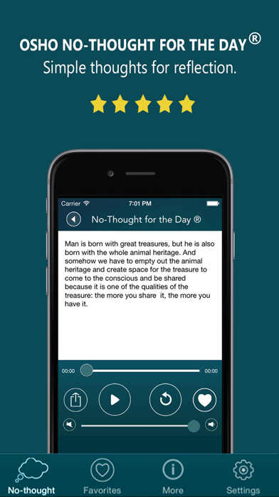 Osho No-Thought for the Day® Screenshot 1