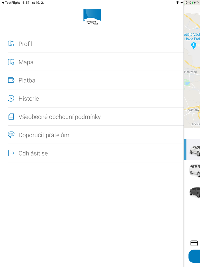Profitaxi Nejlevnější taxi