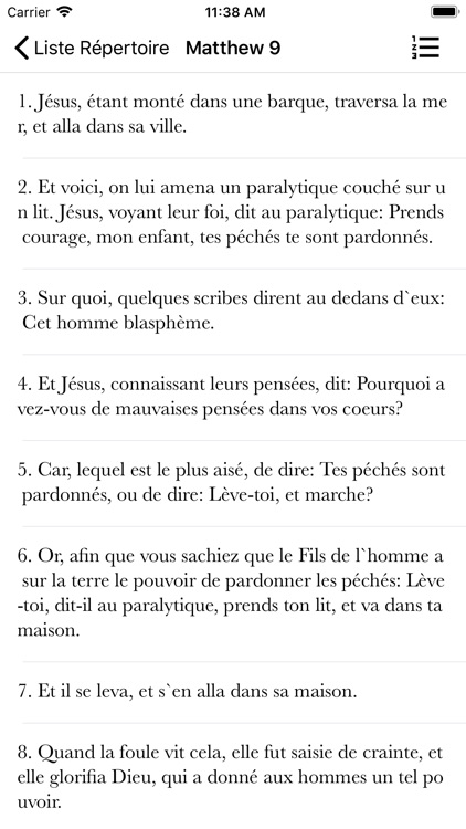 Bible française Livres & Audio
