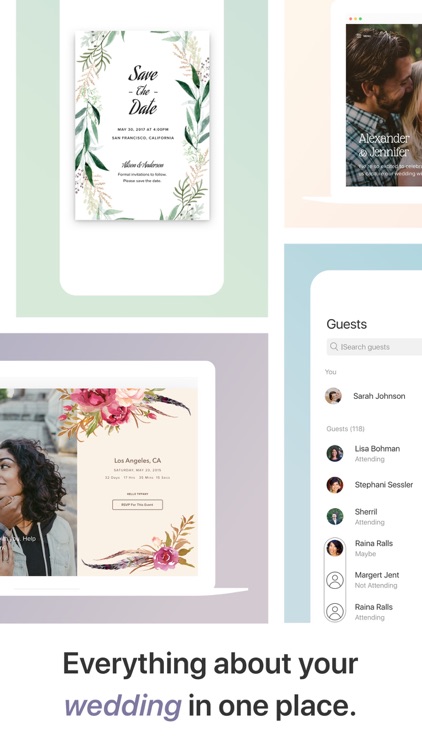 Joy - Wedding App & Website