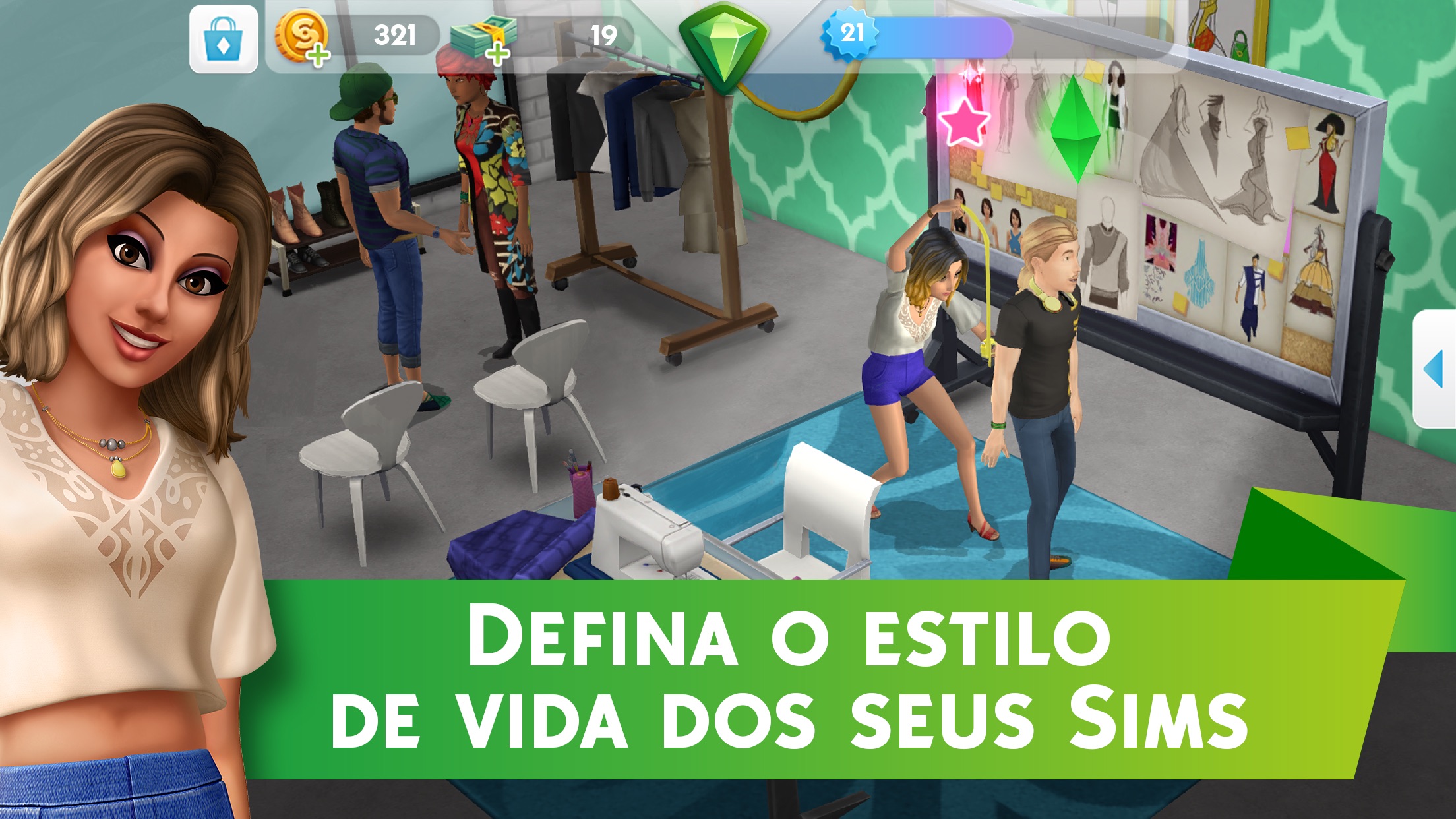 Screenshot do app The Sims™ Mobile