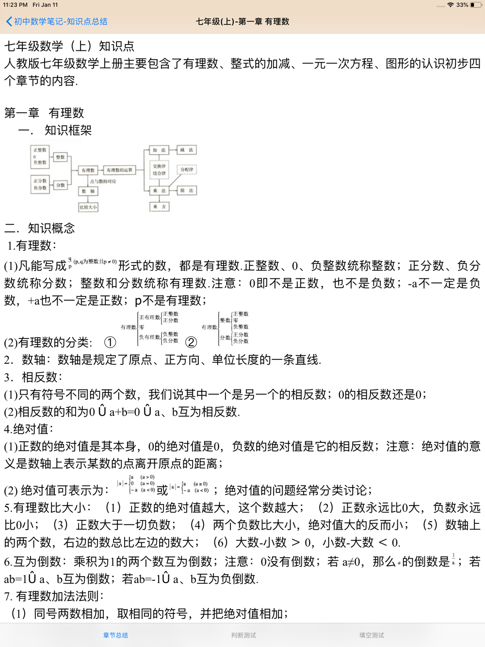 初中数学1 6册课堂笔记知识点总结大全download App For Iphone Steprimo Com