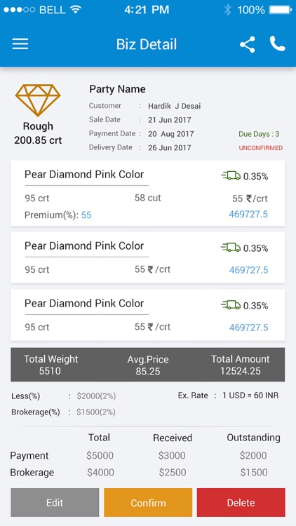 BizDesk - Diamond Broker screenshot-4