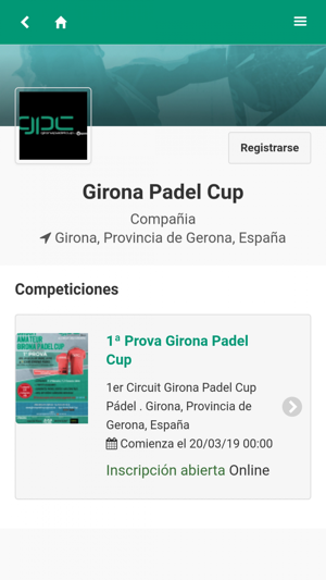 Girona Padel Cup(圖1)-速報App