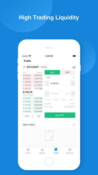 Coinviva Exchange-Bitcoin,Fiat screenshot 2