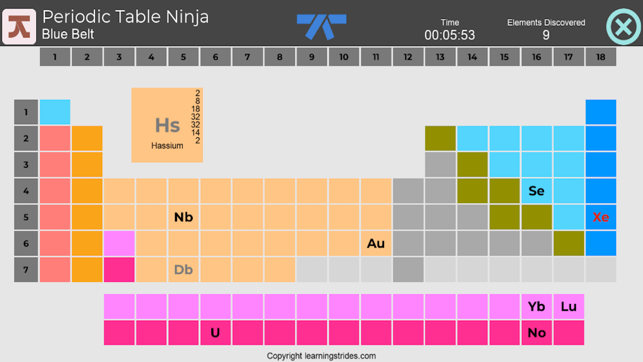 Periodic Table Ninja(圖4)-速報App