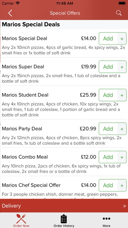 Marios Pizza Loughborough