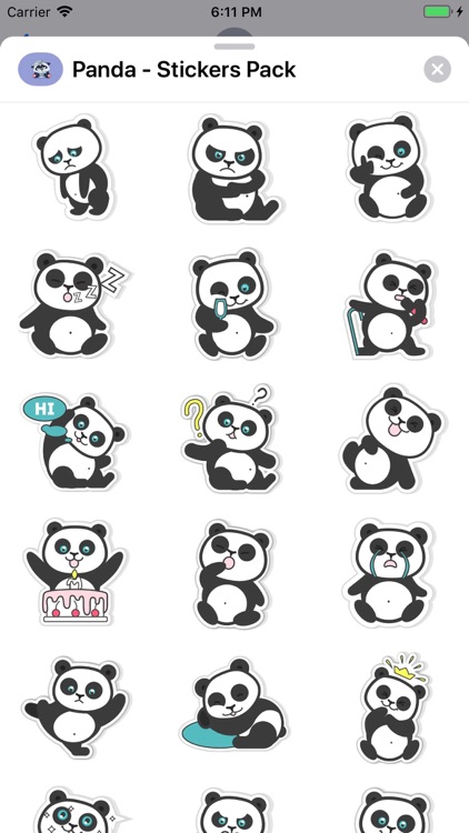 Panda - Stickers Pack