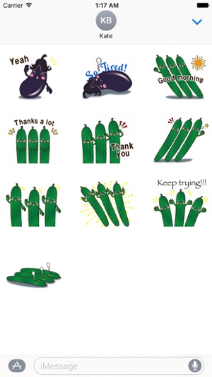 Cute Vegetables Emoji Sticker(圖3)-速報App