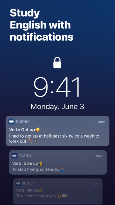 Learn English: Push & Widgetのおすすめ画像1