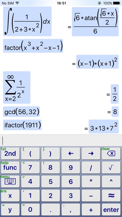 SymCalc - Symbolic Calculator