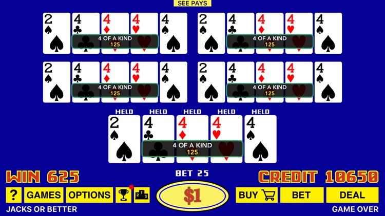 The Classic Video Poker screenshot-3