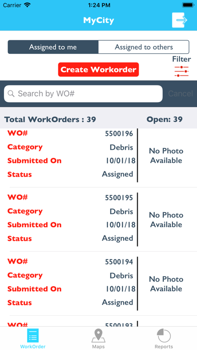 myCity Work Order screenshot 2