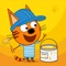 The best educational and learning games for kids - 7 mini games based on cartoon Kid-E-Cats