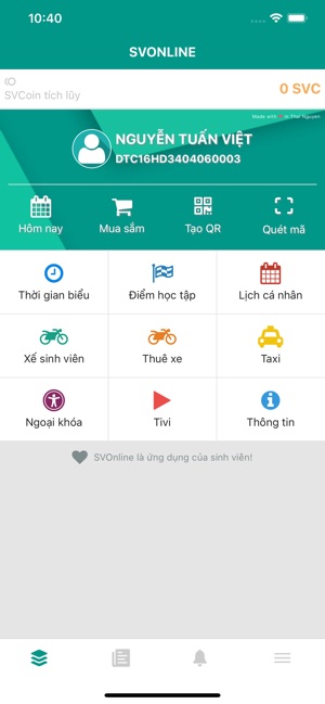 SVOnline - Tiện ích sinh viên(圖1)-速報App