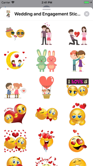 Wedding & Engagement Stickers(圖6)-速報App