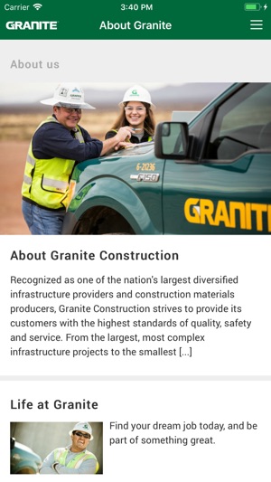 Granite Construction News App