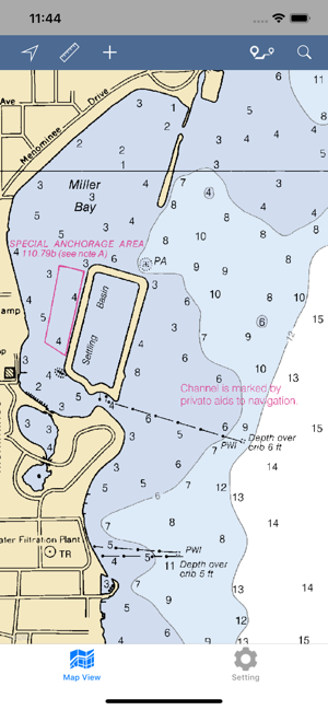 Winnebago Lake Boating GPS, WI