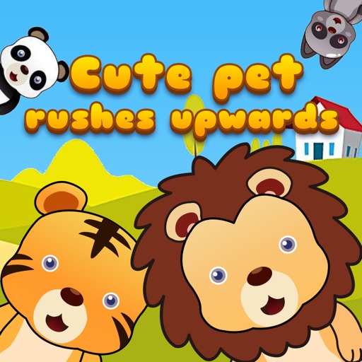 Cute pet rushes upwards iOS App