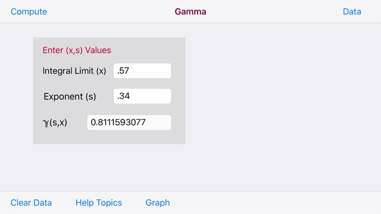 Incomplete Gamma Function