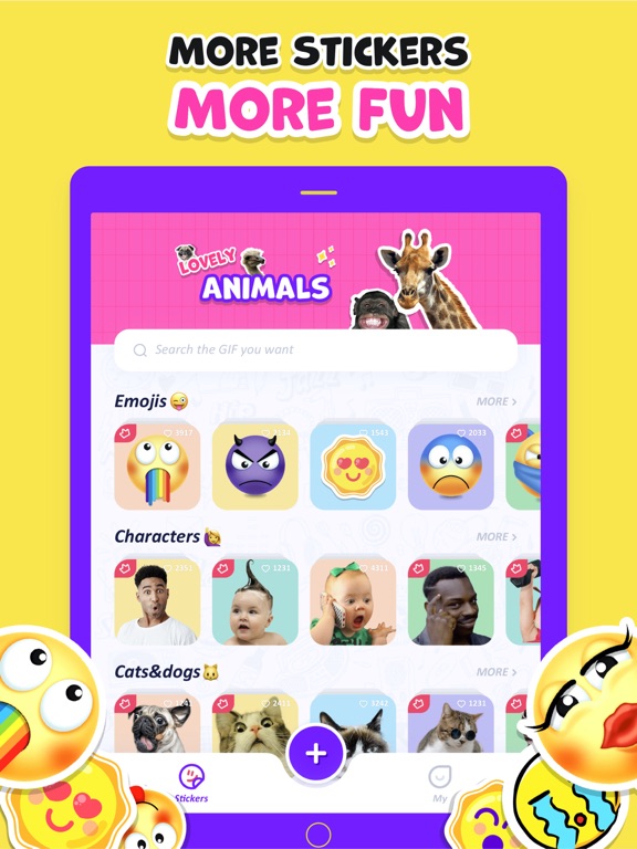iPad Image of Sticker Now - Emoji & Memes