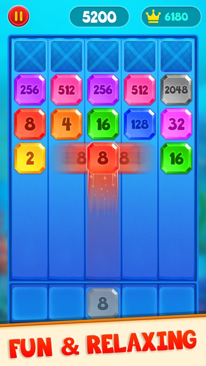 2048 Shoot N Merge - Shoot Up screenshot-3